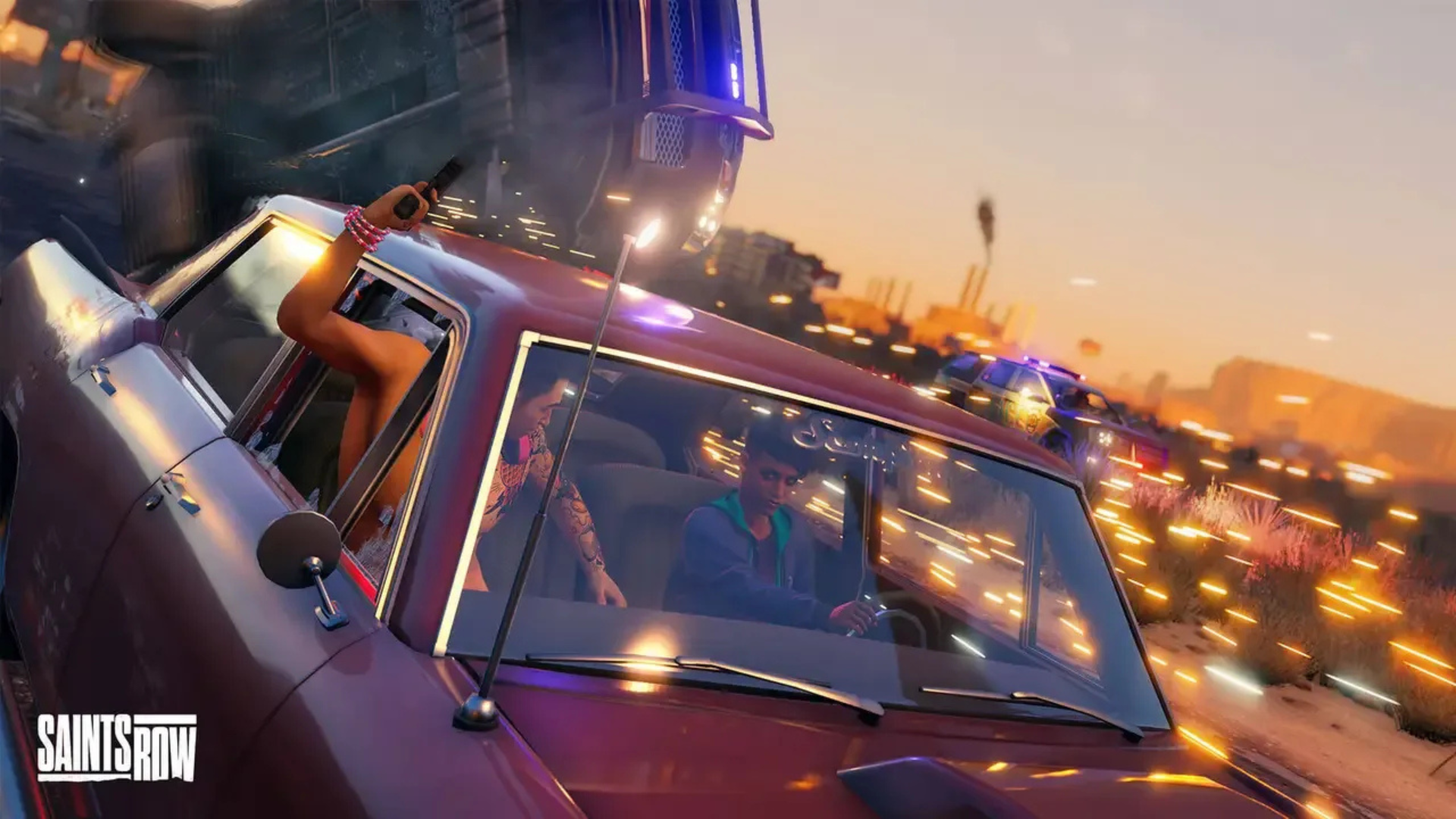 Vehicle combat in Saint's Row