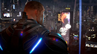 Crackdown 3 protagonist staring into the distance