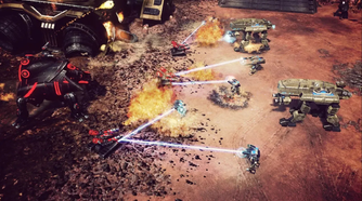 An attack on a base