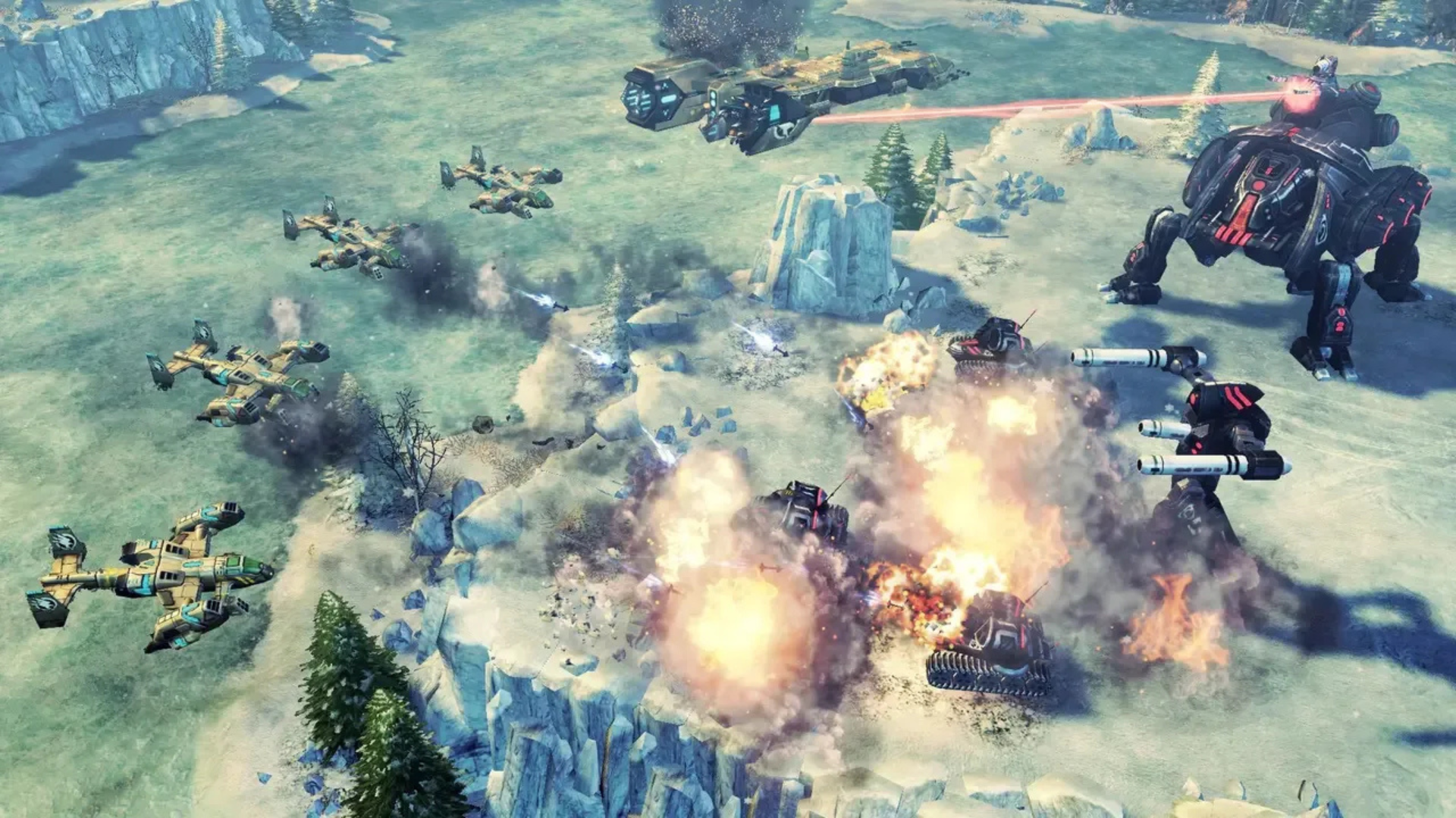 Destroying buildings with aircrafts