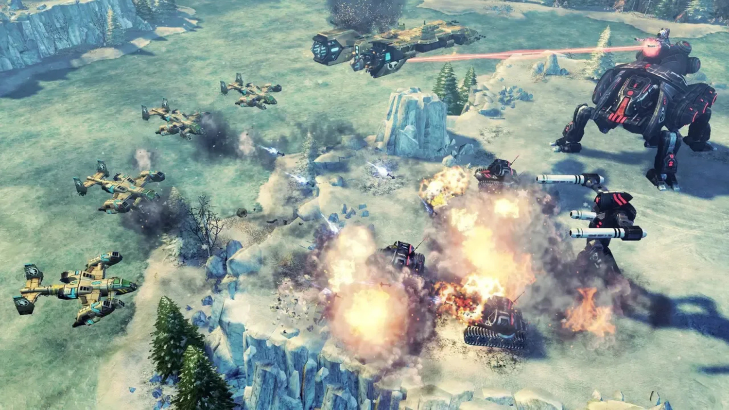Destroying buildings with aircrafts