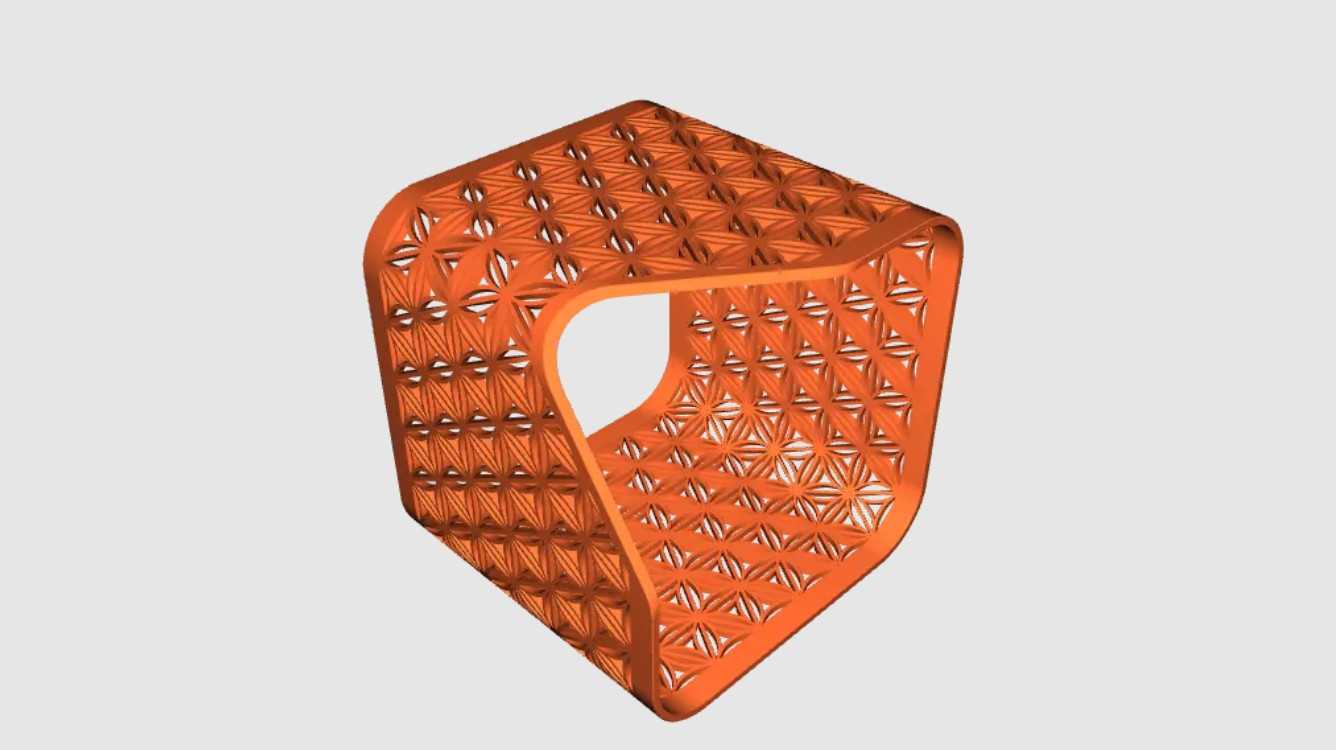 The 3D model of pen holder