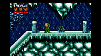 an underground level in Battletoads