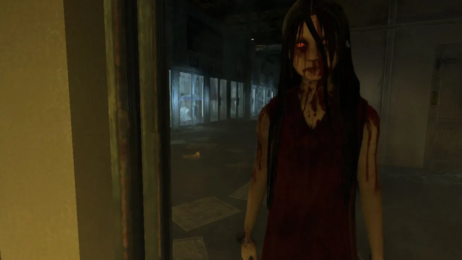 Alma Wade staring at the player