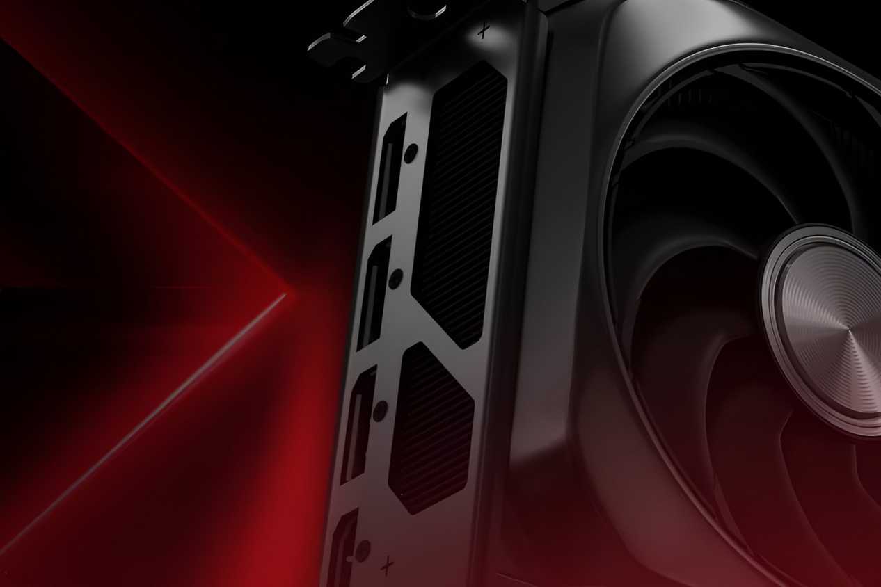 An image of AMD's new RX 9000 GPU.