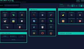 Dashy home menu