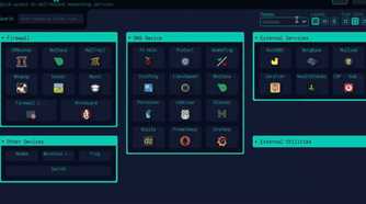 Dashy home menu