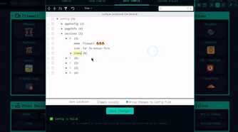 A screenshot of GUI to edit different items on a Dashy dashboard