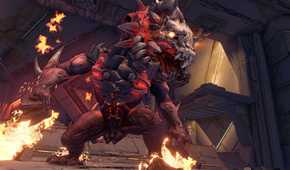 Borderlands 3 beast boss on fire