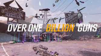 Borderlands 3 raining guns from the sky on Pandora