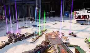 Borderlands 3 player shooting loot from gun