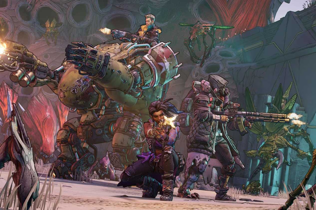 Borderlands 3 Vault Hunters grouped together