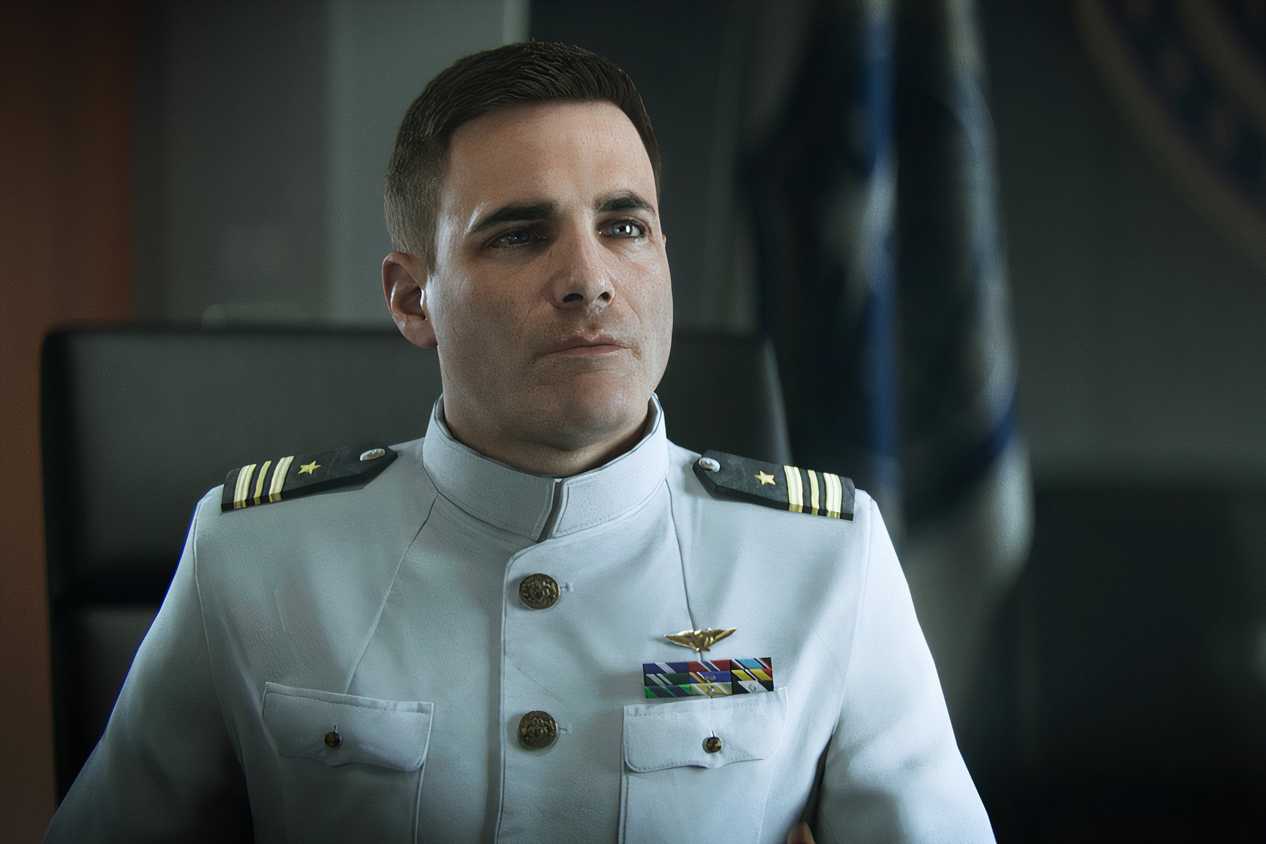 An image from Call of Duty: Infinite Warfare, showing Nick Reyes, one of the main characters.