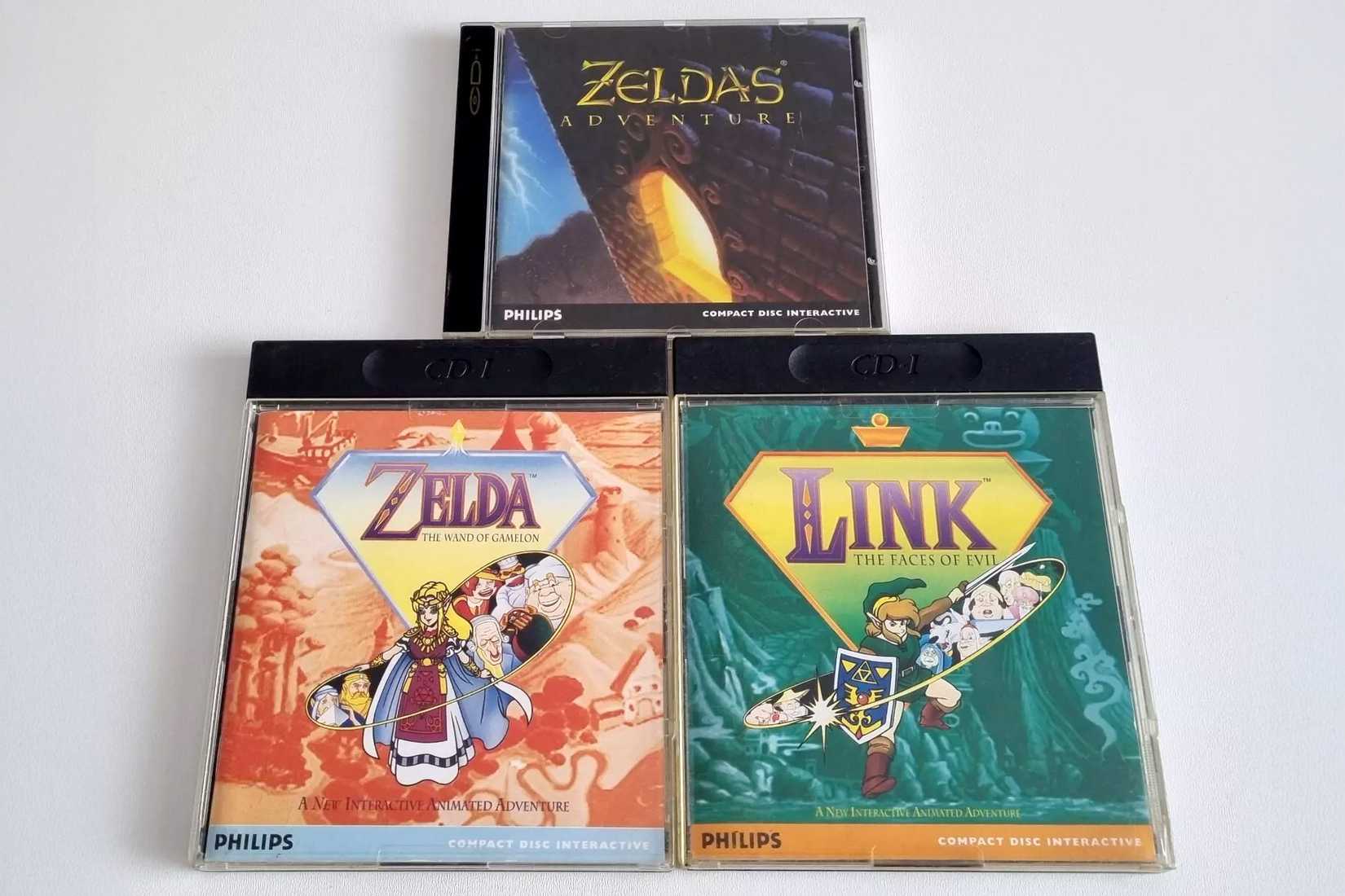 The 3 Zelda games that came out for the CD-i