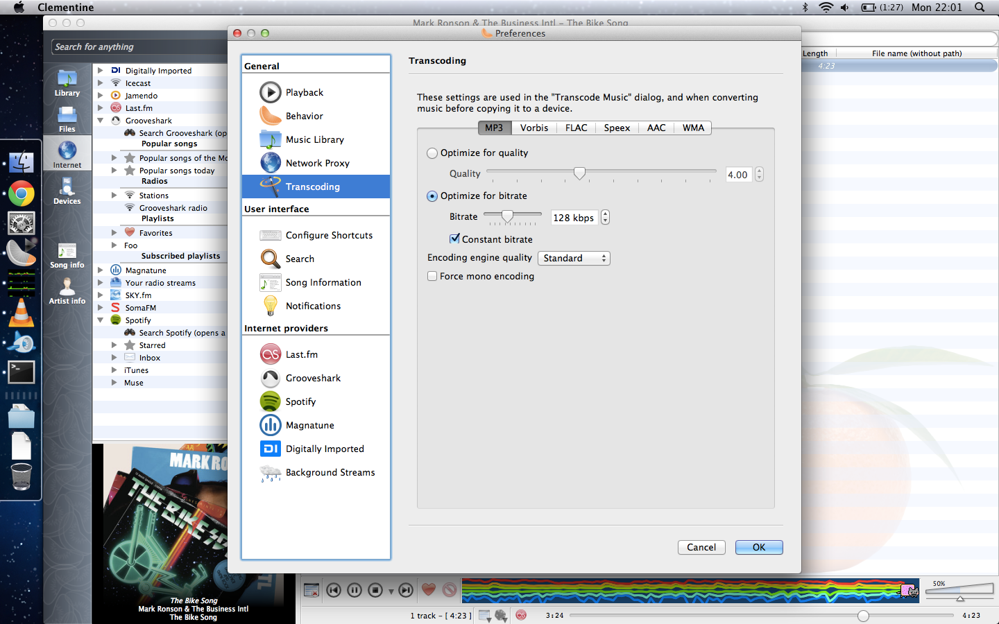 Clementine Transcoding