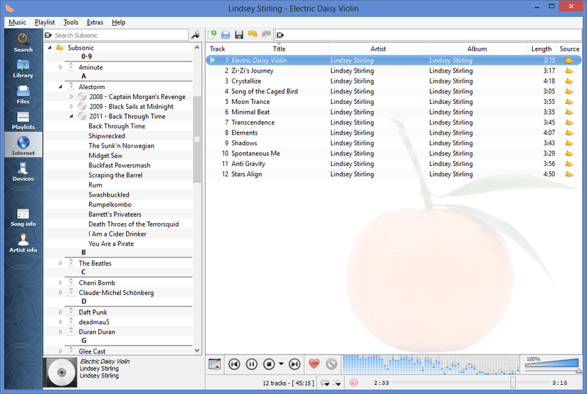 Clementine desktop integration