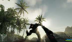 An image from the 2007 game Crysis.