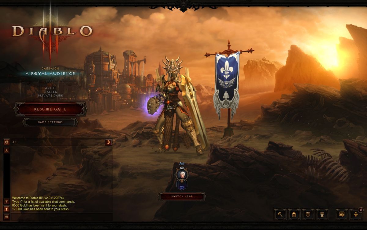 Screenshot from Diablo III video game