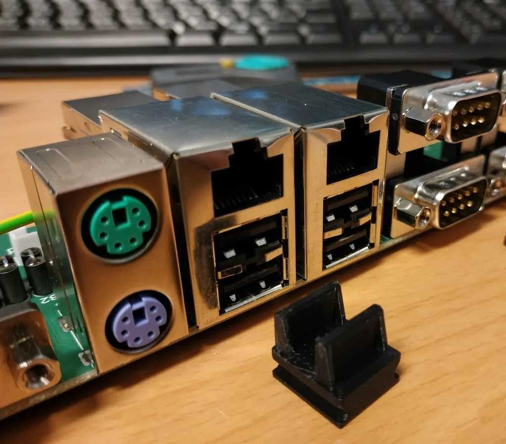 Double USB dust plug