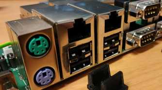 Double USB dust plug