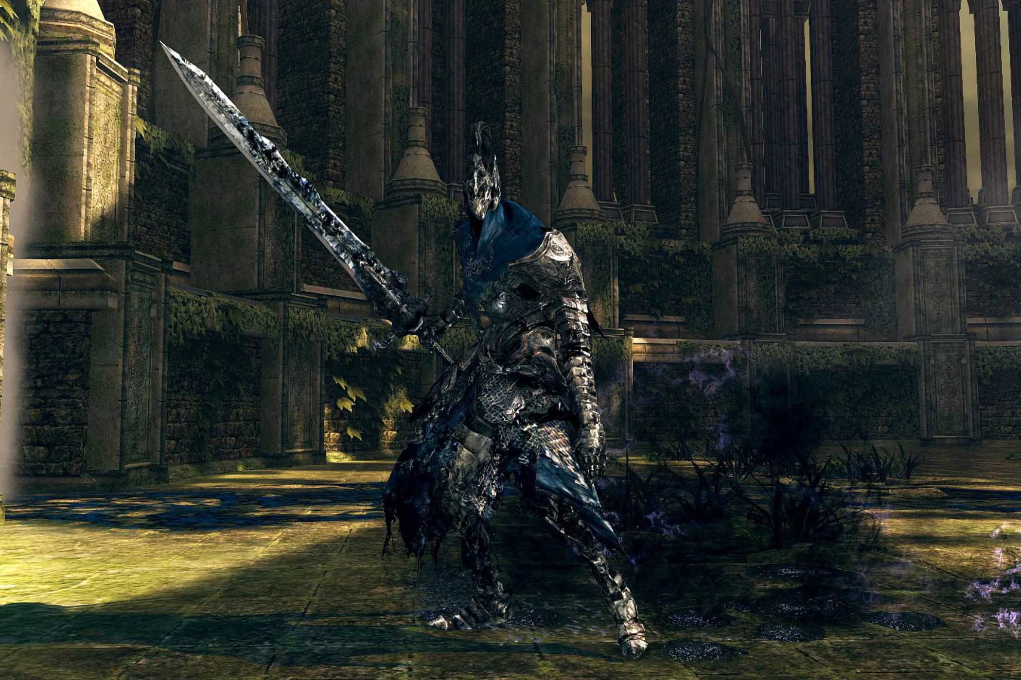 Dark Souls Artorias wrapped in shadow