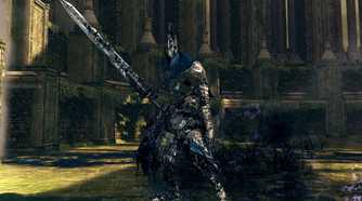 Dark Souls Artorias wrapped in shadow