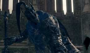 Dark Souls Artorias leaning on sword