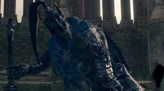Dark Souls Artorias leaning on sword