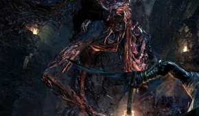 Bloodborne Blood Starved Beast screaming at hunter