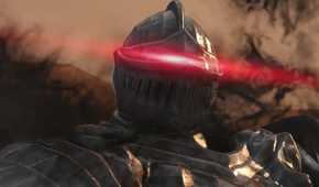 Dark Souls 2 Pursuer boss eyes glowing