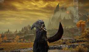 Elden Ring character using greatsword build