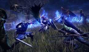 Elden Ring Nightreign players battling in field