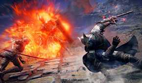 Elden Ring Nightreign player blasting enemies with bomb