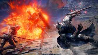 Elden Ring Nightreign player blasting enemies with bomb