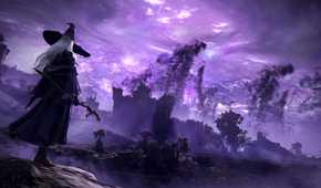 Elden Ring Nightreign player standing on cliff overlooking magic field