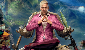 Far Cry 4- Pagan Min sitting on a throne