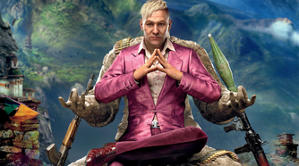 Far Cry 4- Pagan Min sitting on a throne
