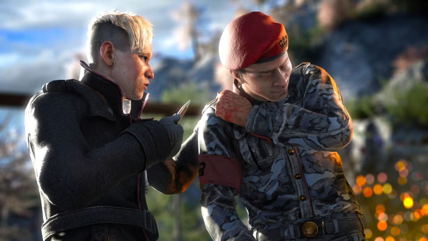 Far Cry 4- Pagan Min threatening a soldier