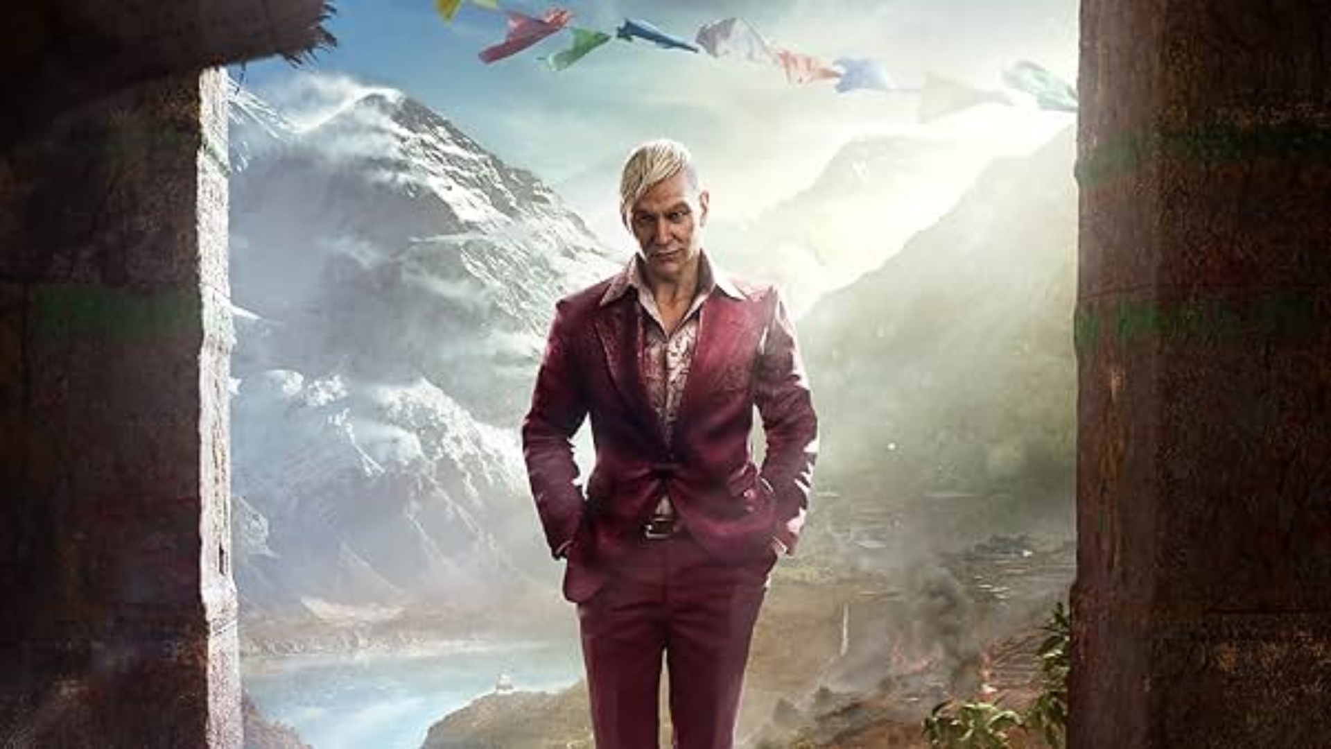 Far Cry 4- Pagan Min standing in an archway