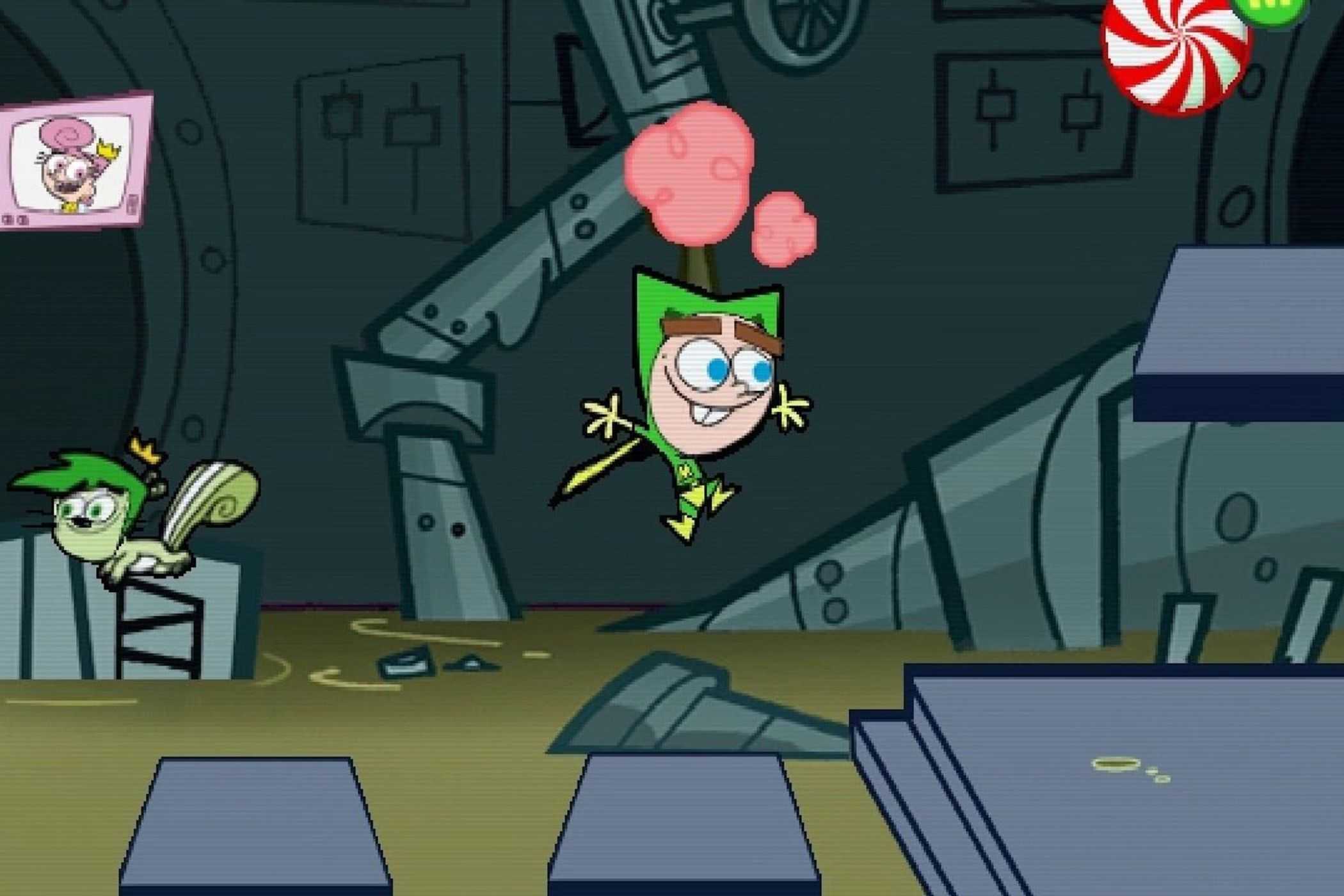 Fairly Oddparents Breakin Da Rules Timmy jumping in sewer