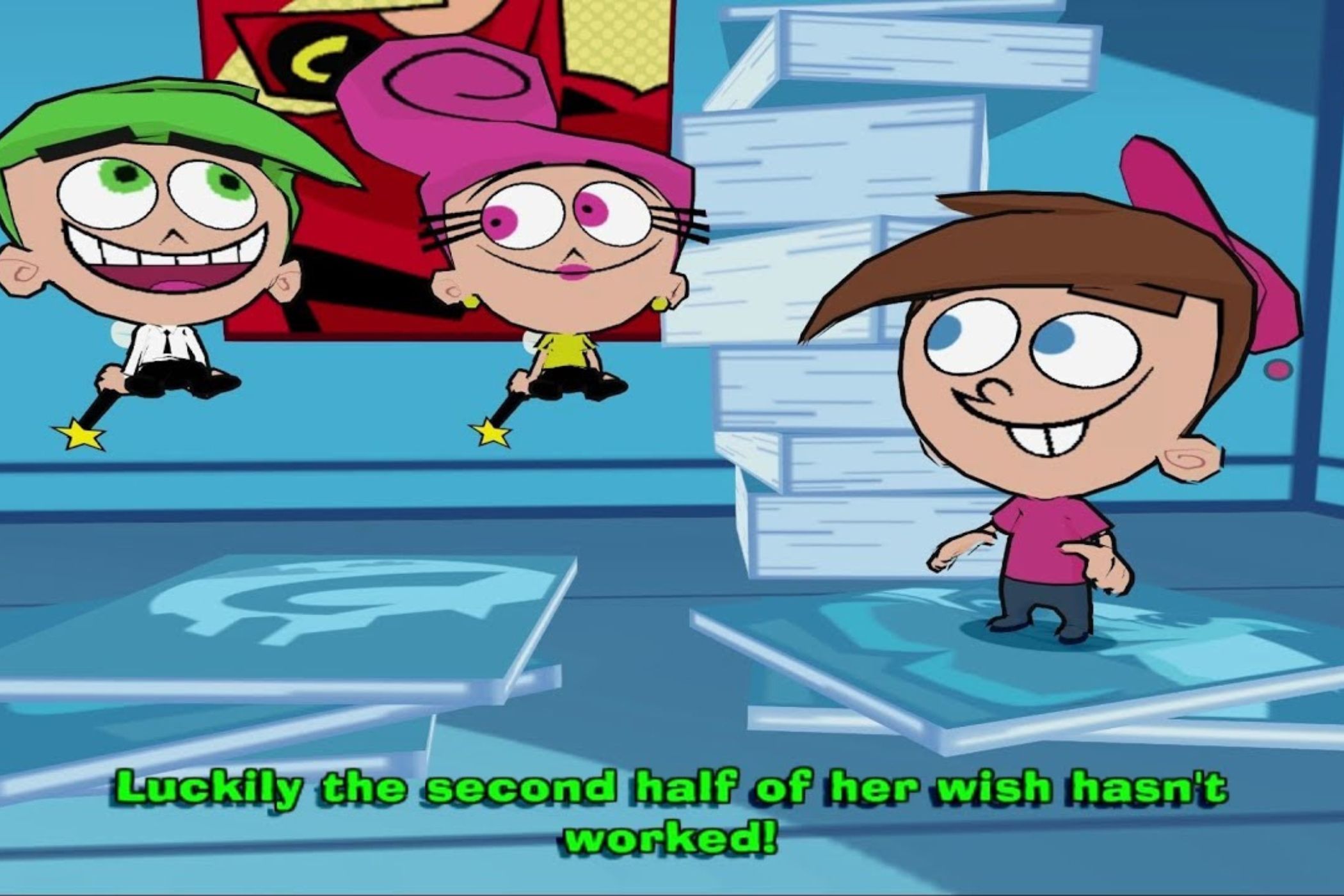 Fairly Oddparents Breakin Da Rules Timmy in his bedroom