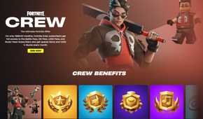 An image of "Crew" benefits from the game Fortnite.
