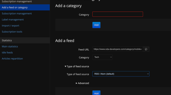 FreshRSS - add feed-1