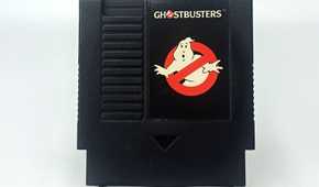 Gradiente Phantom System - Brazil NES clone - Ghostbusters cartridge (launch game)