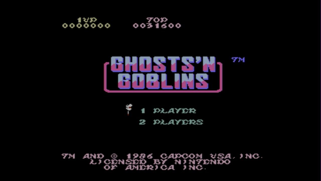 Ghosts 'n Goblins title screen