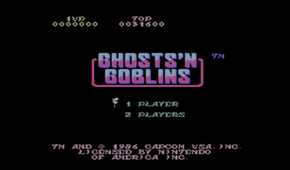 Ghosts 'n Goblins title screen