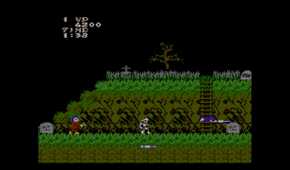 Throwing spears in Ghosts 'N Goblins