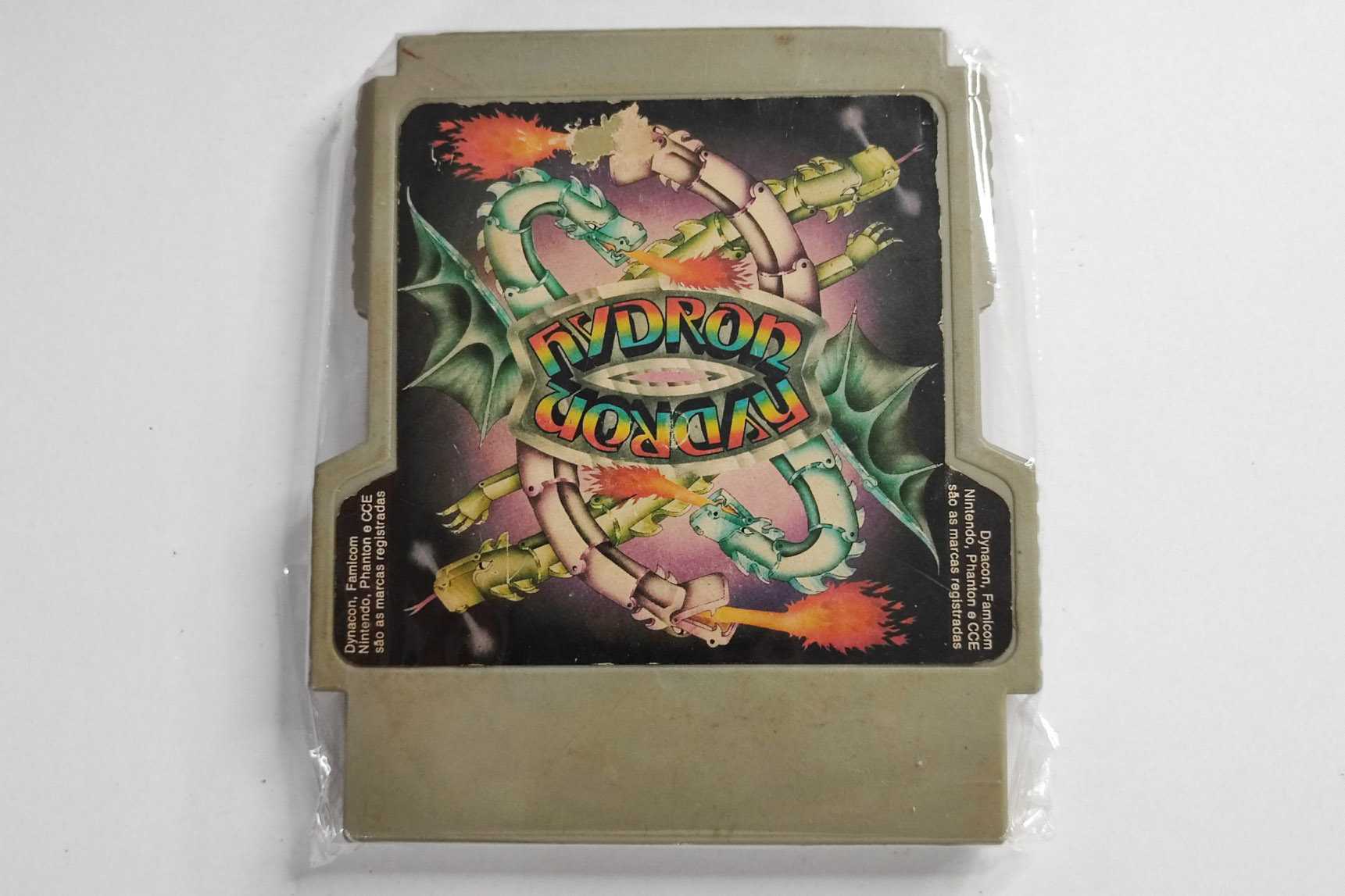 Hydron double-sided NES game cartridges in Brazil - Front art