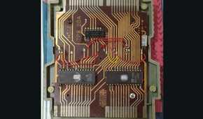 Hydron double-sided NES game cartridges in Brazil - PCB view