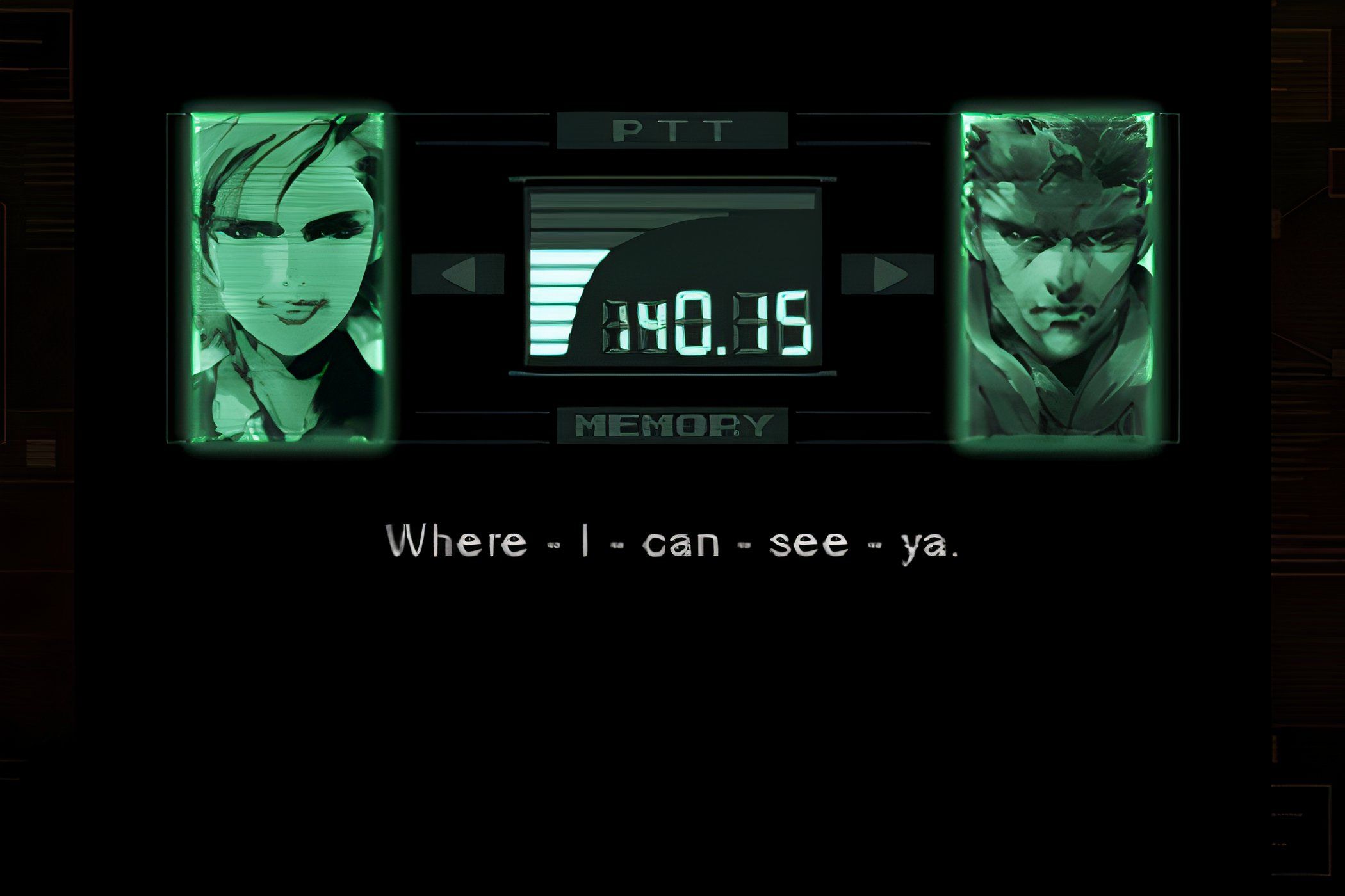 An image from the 1998 game Metal Gear Solid.